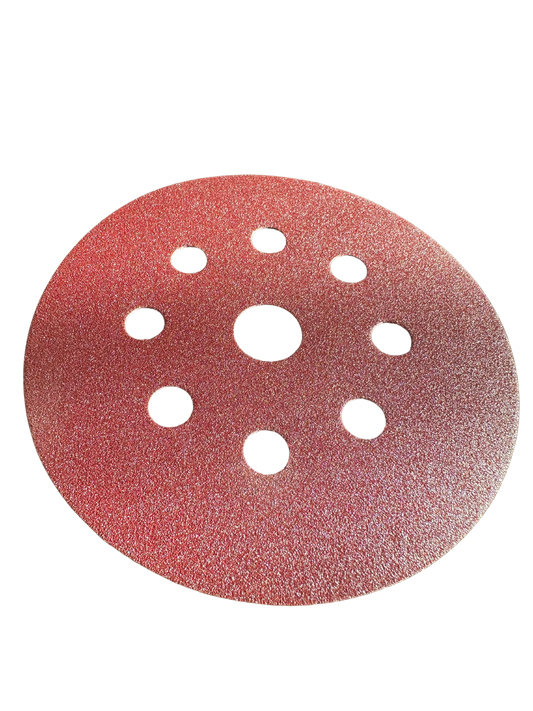 Dischi Abrasivi Velcro CREF 125mm 8+1 Fori - Grana 40 a 800