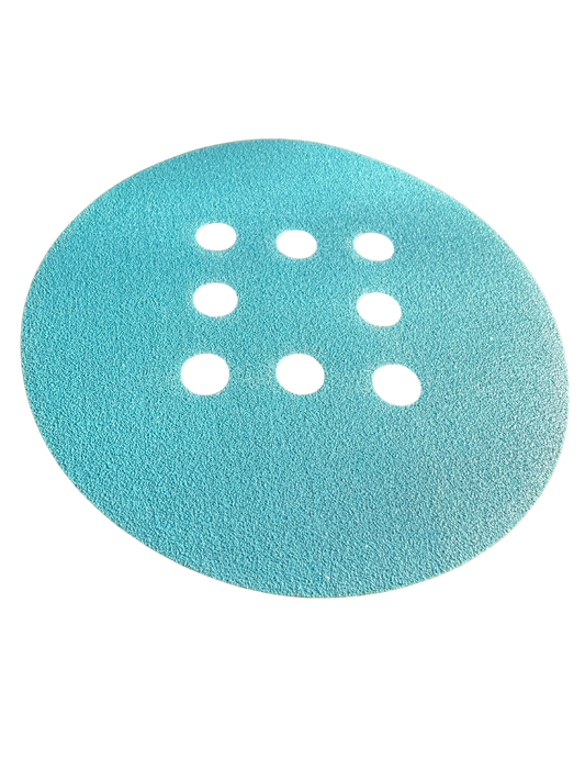 Dischi Abrasivi Upat 125mm - Umido/Secco, P40-3000 100 Pezzi 8 Fori SA331