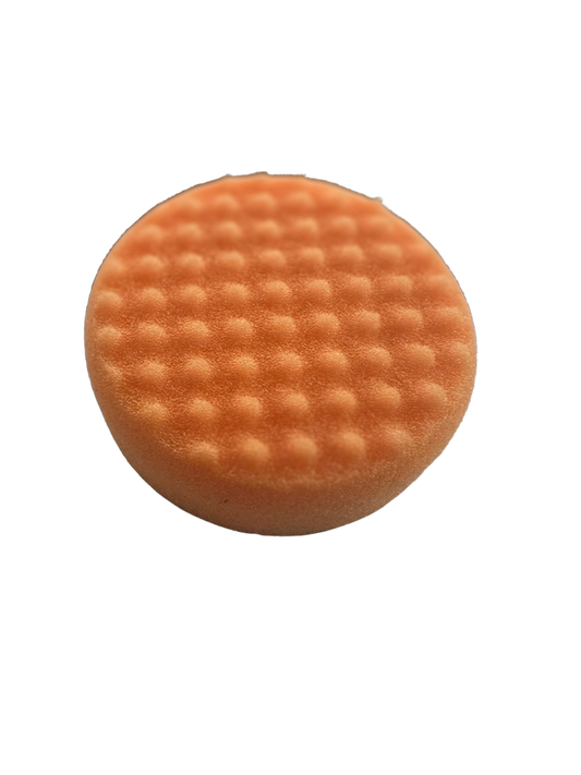 Tampone in Schiuma Lucidante 75x25mm Arancione a Nido d’Ape Confezione 5 Pezzi