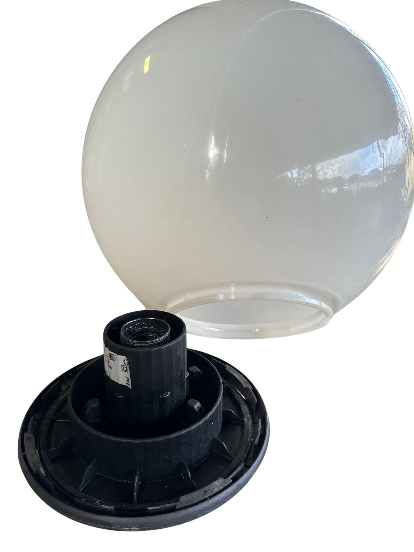 Globo Opale Disano 42562100 - Diametro 400mm, Policarbonato UV-Stabilizzato