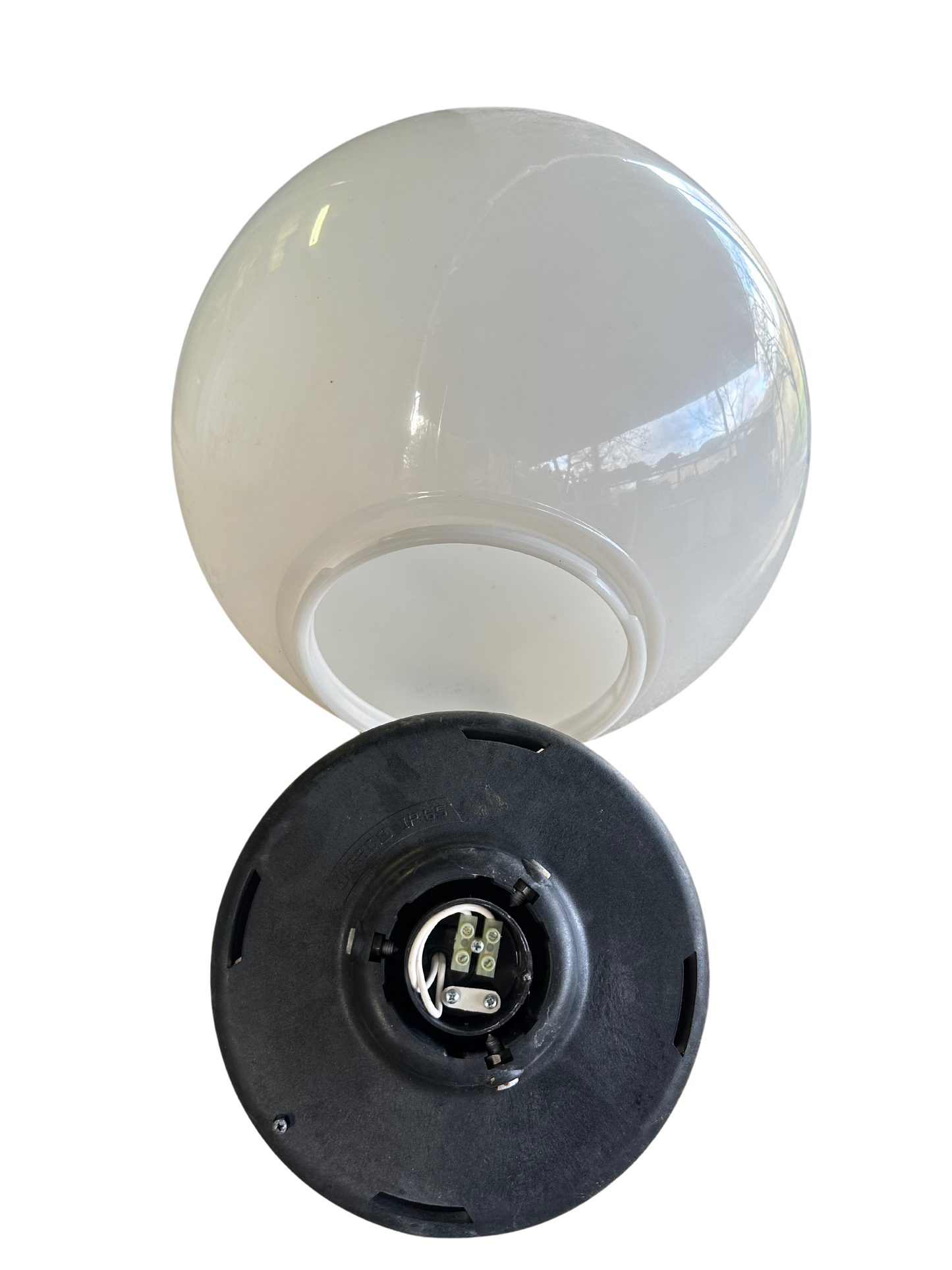 Globo Opale Disano 42562100 - Diametro 400mm, Policarbonato UV-Stabilizzato