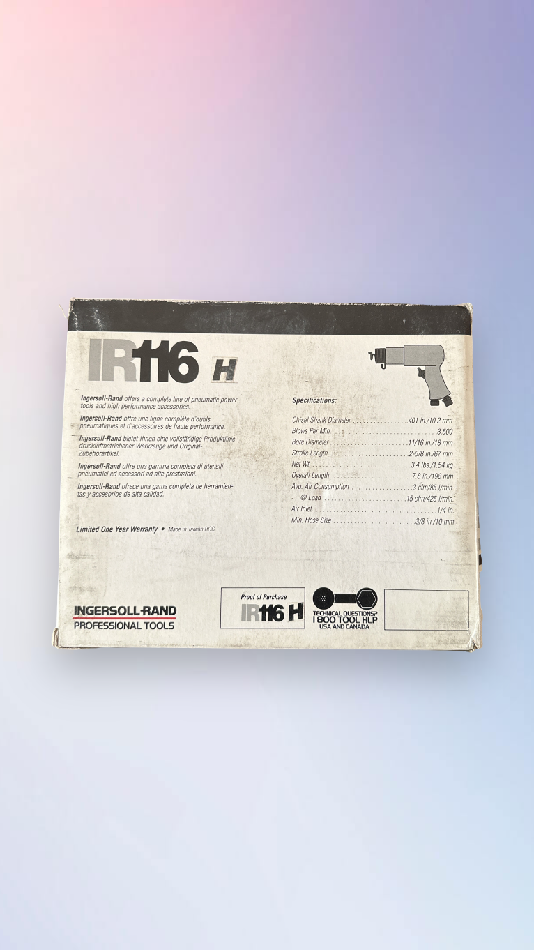 Martello Pneumatico Ingersoll Rand IR116H