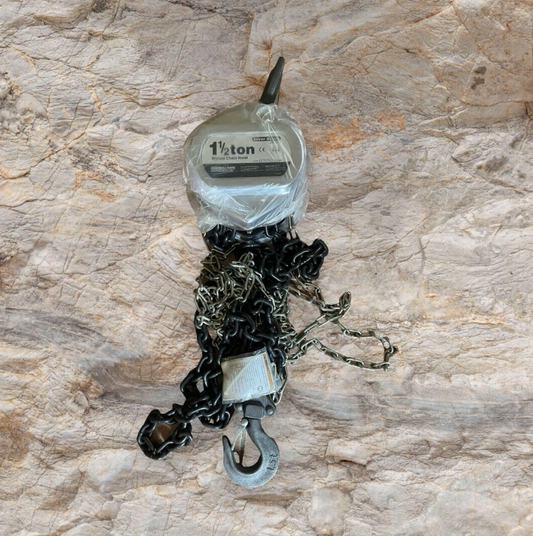 Paranco a catena manuale con gancio robusto Portata 1500kg L 3m Ingersoll Rand