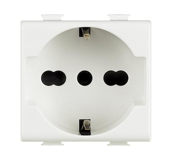 BTICINO AM5440/16 Presa Standard Tedesco e Bipasso - Serie Matix