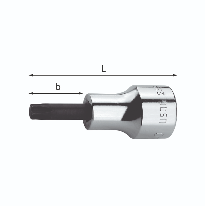Chiave a Bussola per Viti con Impronta TORX® - Modello 233 1/2 NTX USAG