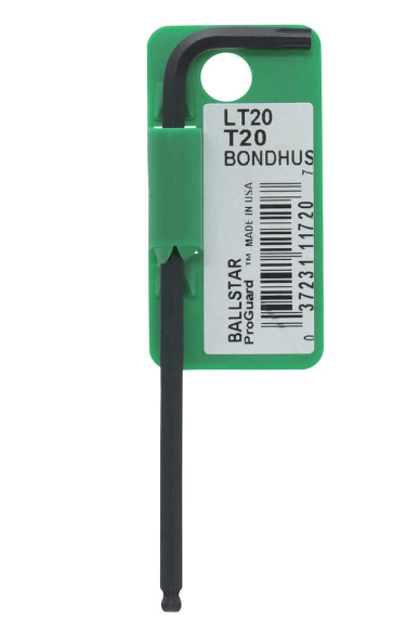 BONDHUS LT Chiave Torx con Estremità Sferica TX