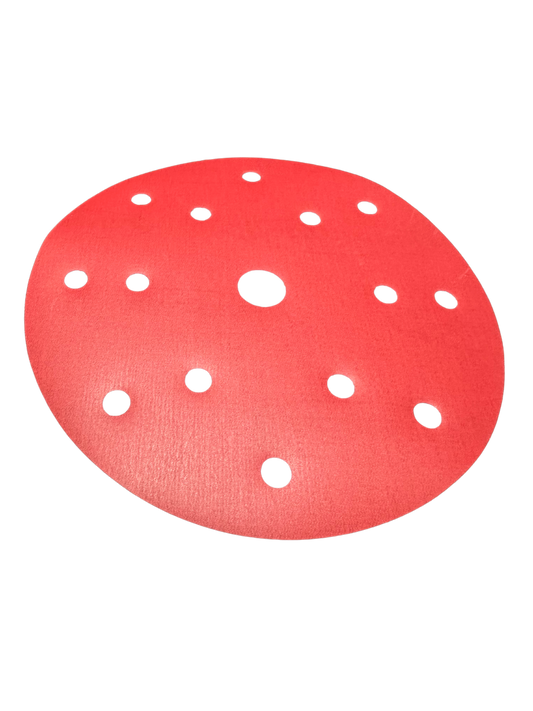 Dischi Abrasivi Vel Rosso 150mm 15 Fori - Grana 1200