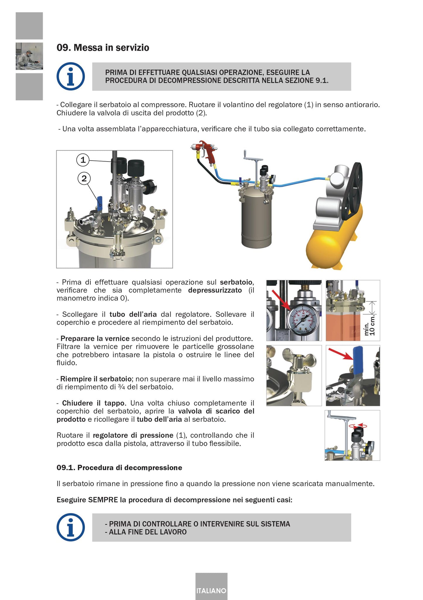 Serbatoio a Pressione Industriale 6110 Inox Articolo 10540701 Sagola