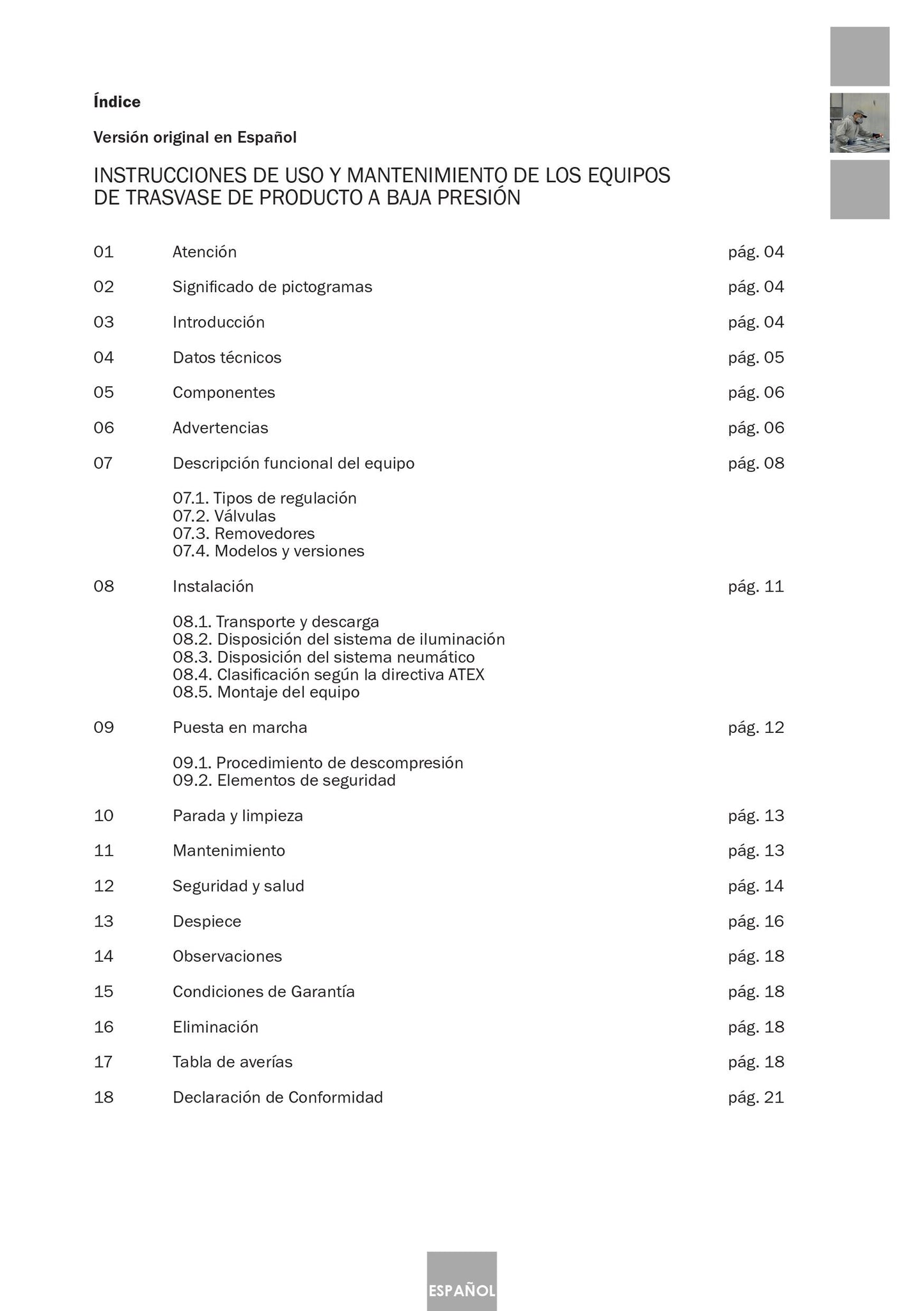 Serbatoio a Pressione Industriale 6110 Inox Articolo 10540701 Sagola