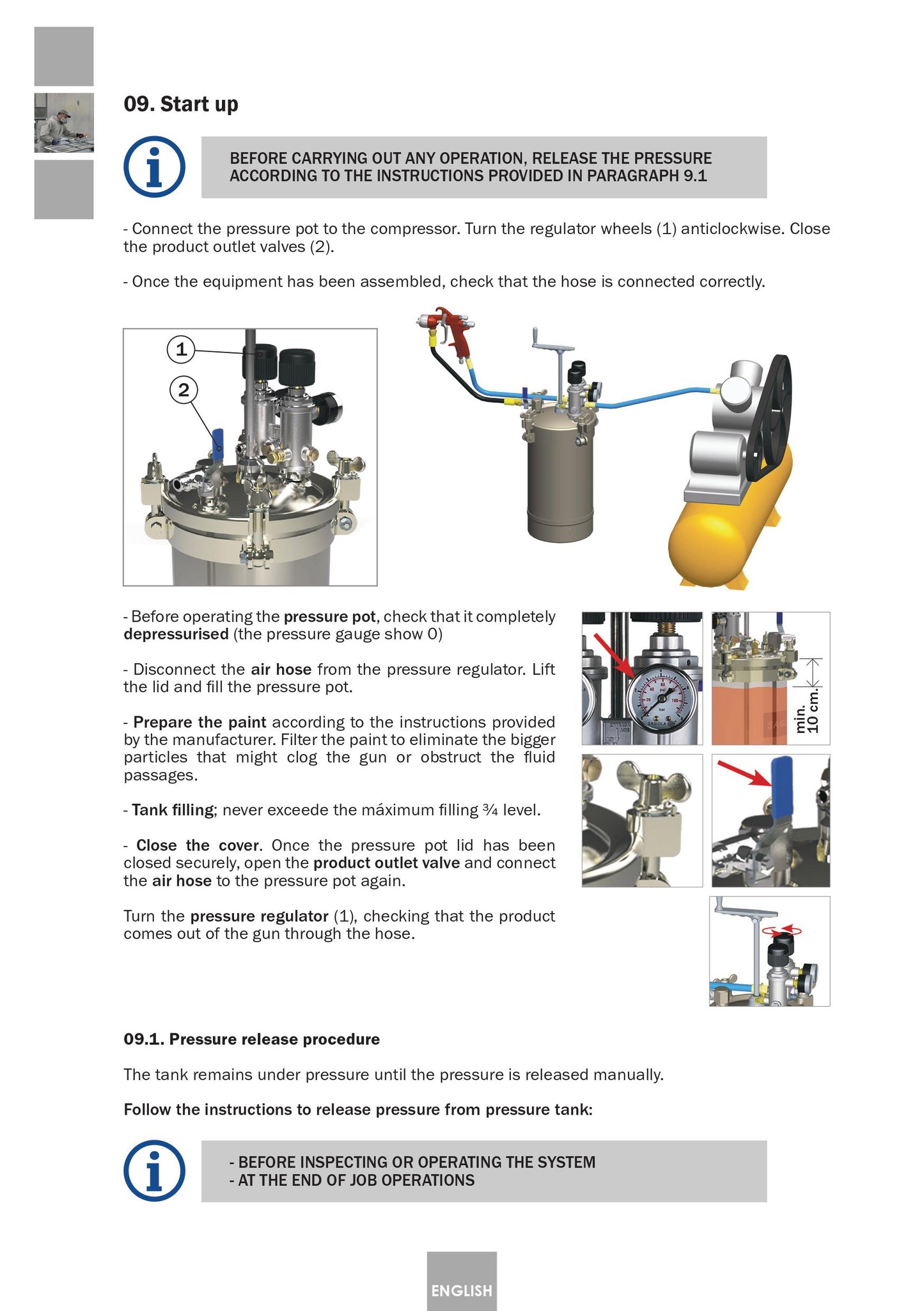 Serbatoio a Pressione Industriale 6110 Inox Articolo 10540701 Sagola