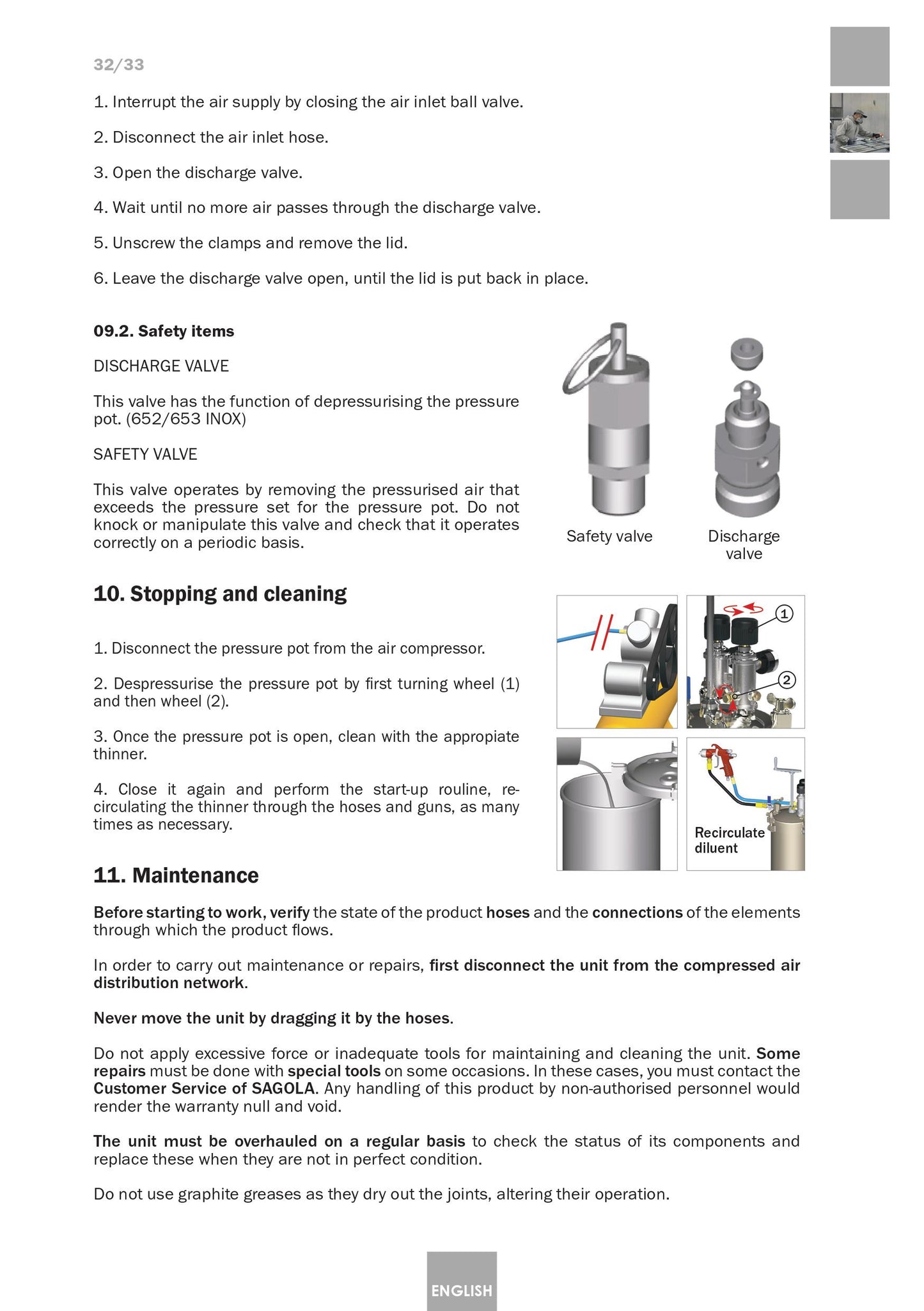 Serbatoio a Pressione Industriale 6110 Inox Articolo 10540701 Sagola
