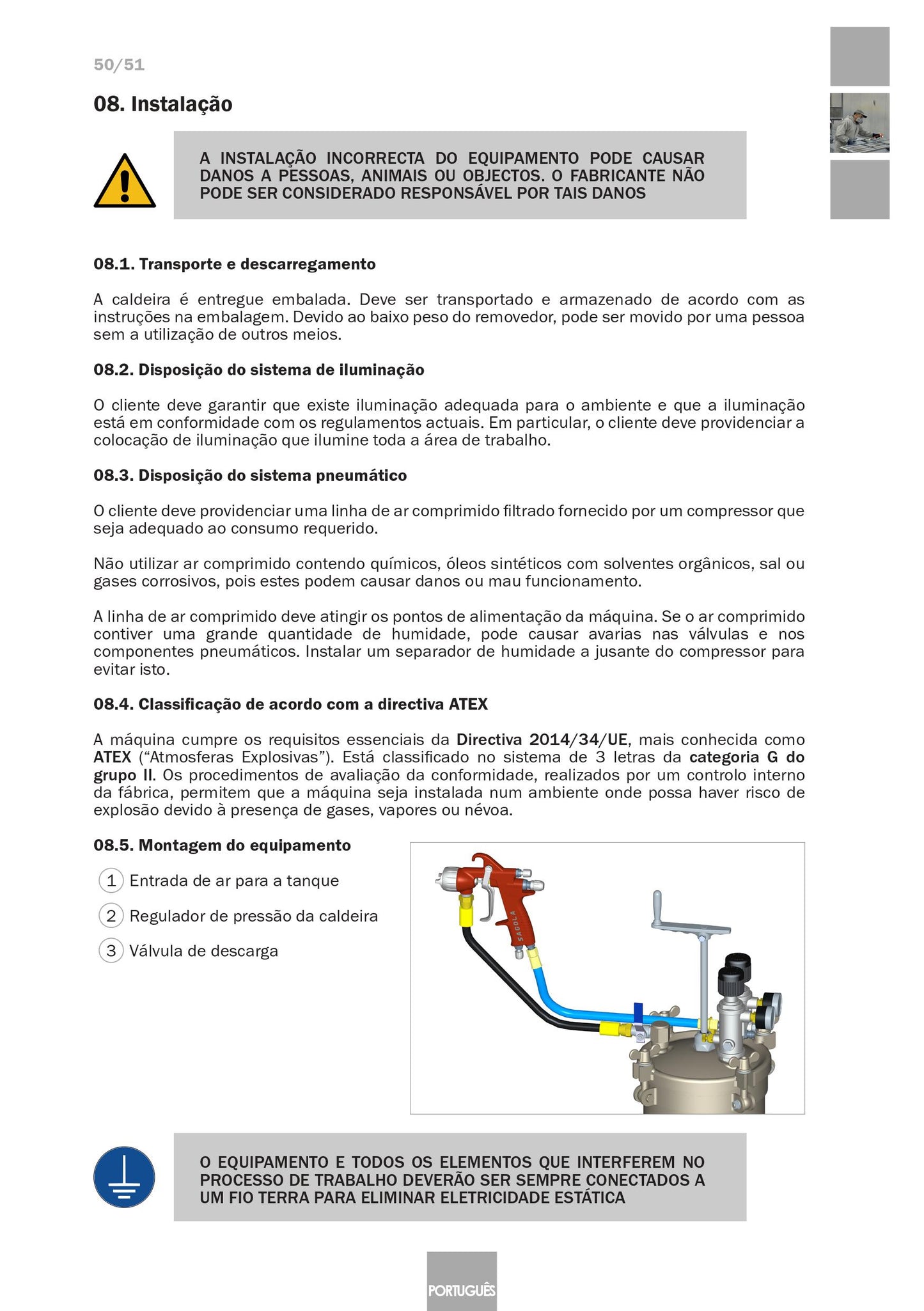 Serbatoio a Pressione Industriale 6110 Inox Articolo 10540701 Sagola