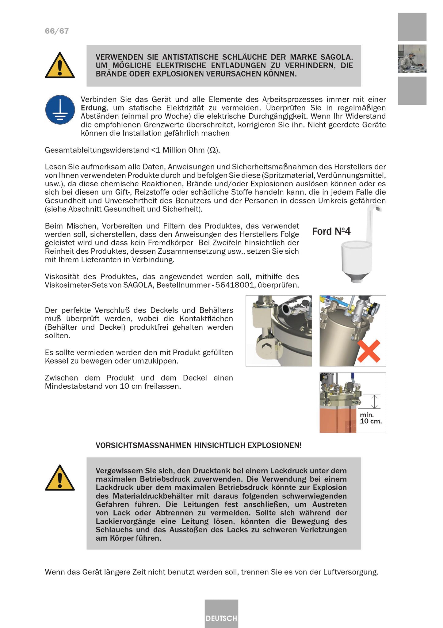 Serbatoio a Pressione Industriale 6110 Inox Articolo 10540701 Sagola