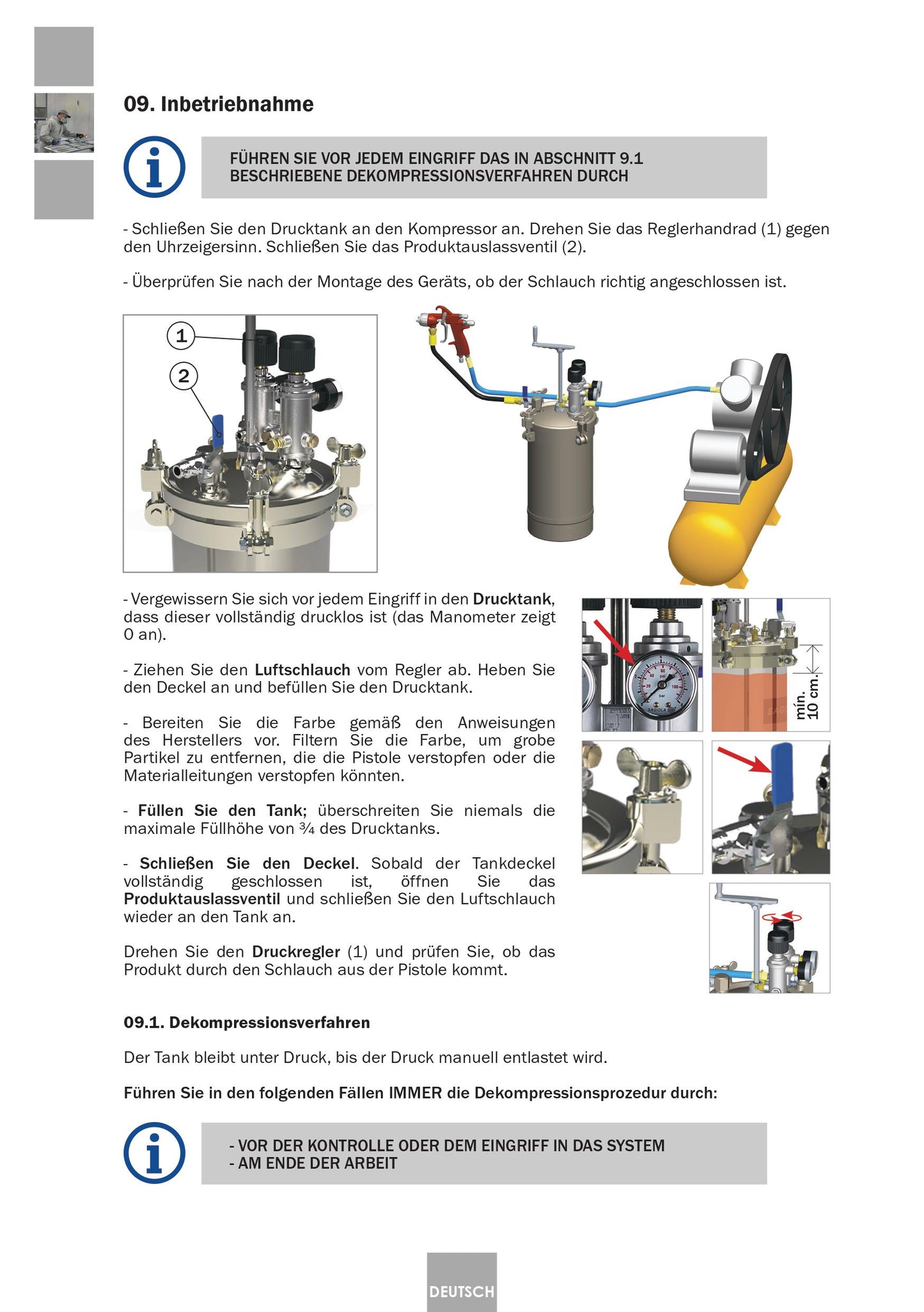 Serbatoio a Pressione Industriale 6110 Inox Articolo 10540701 Sagola