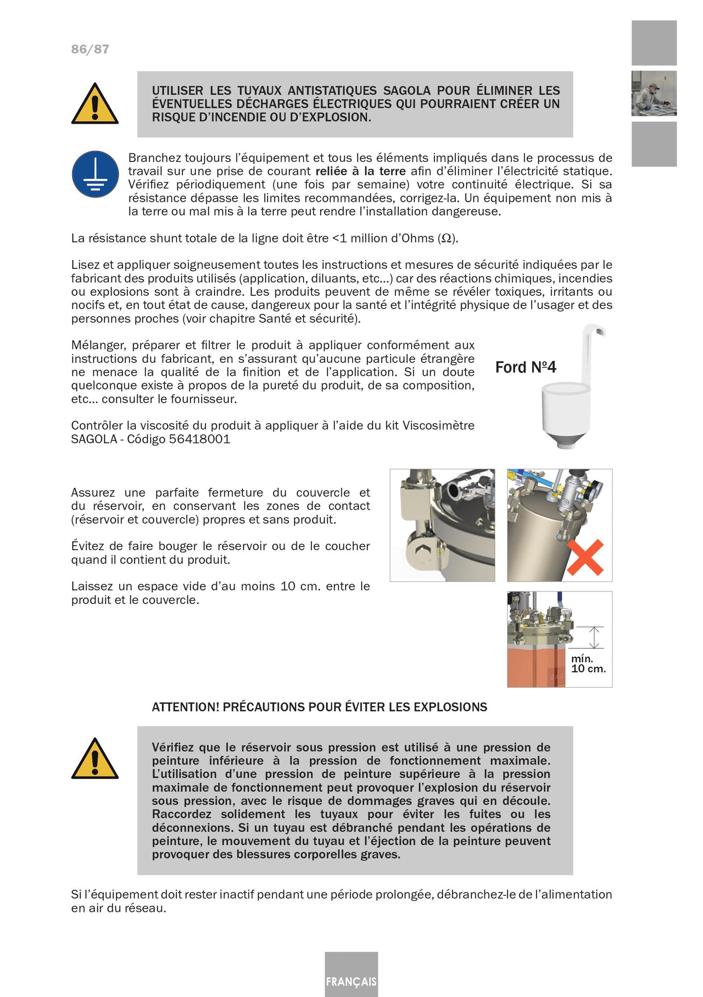 Serbatoio a Pressione Industriale 6110 Inox Articolo 10540701 Sagola