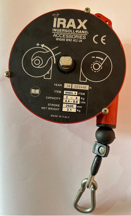 Bilanciatore Irax Ingersoll Rand BMDL 4 - Estensione 2500mm per Carichi da 2-4 Kg