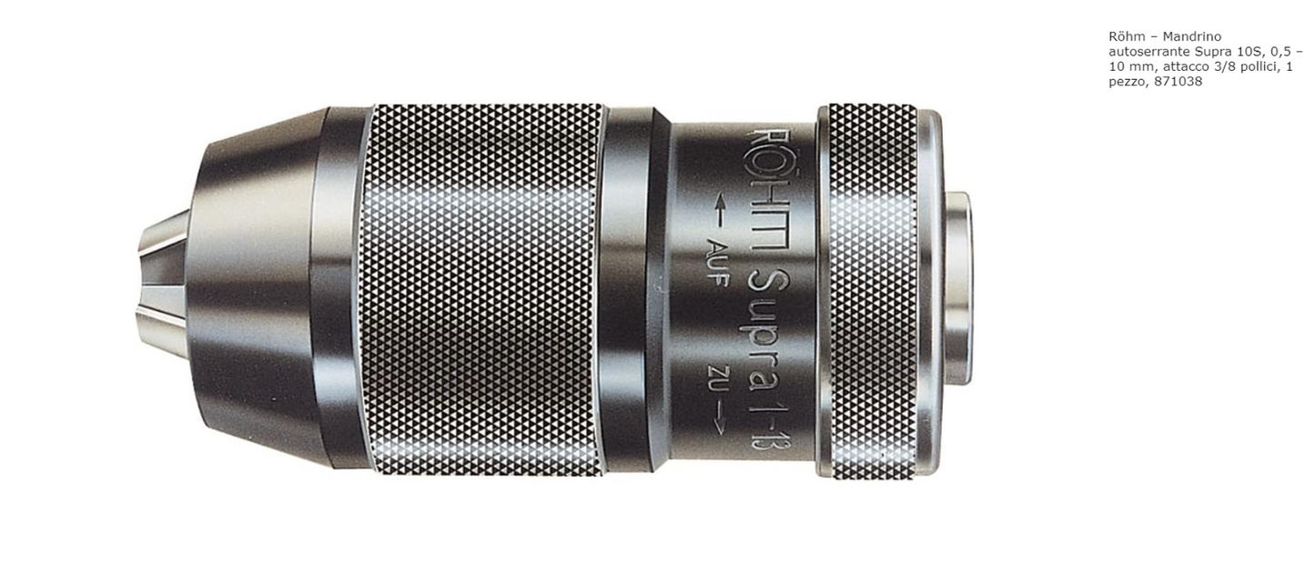 RÖHM Mandrino SUPRA autoserrante Supra 0 - 10 mm B 12