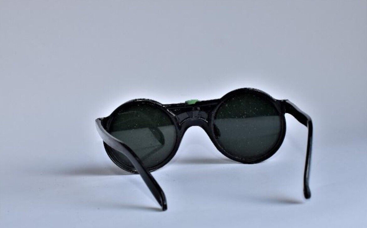 OCCHIALI PER SALDATURA AUTOGENA, PLASTICA DURA LENTE TONDA 50 mm