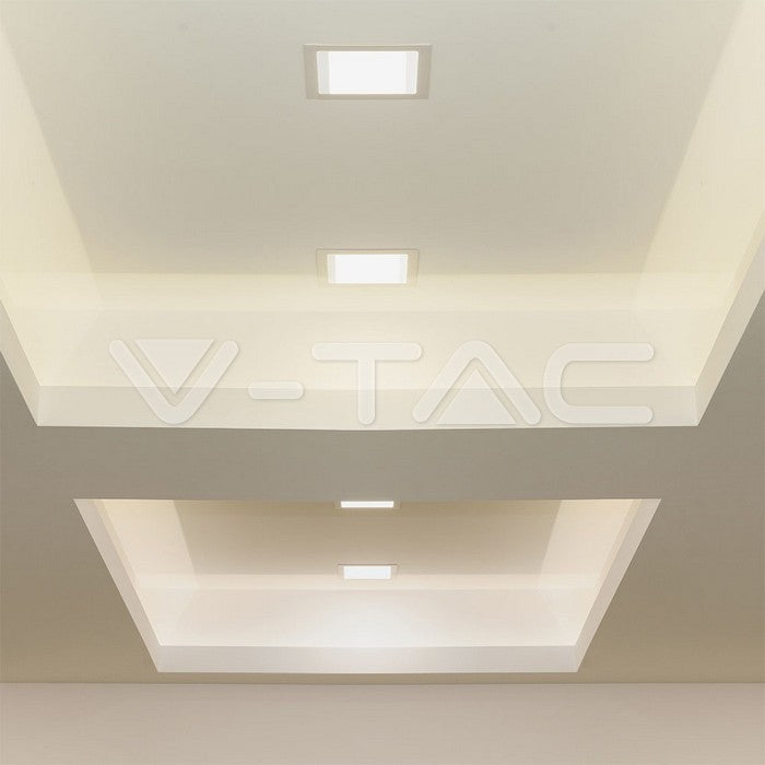 V-TAC Mini Pannello LED 24W Montaggio ad Incasso Quadrato 3000K - SKU 4887