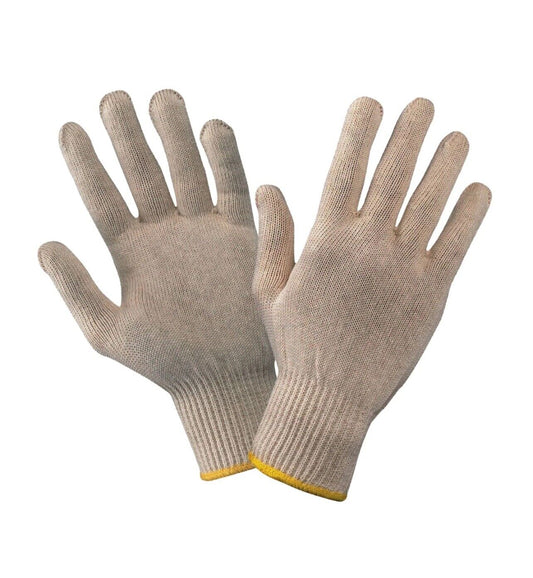 GUANTES DE TRABAJO 100% ALGODÓN - Mod. Filo PK Talla 9 - Paquete de 12 pares