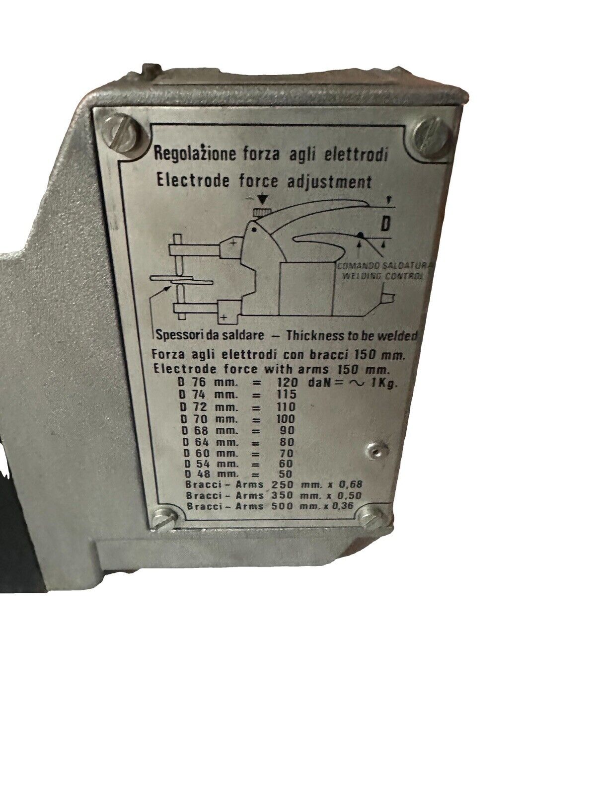 Saldatrice a Punti Tecna 7034 - 380V 50 Hz